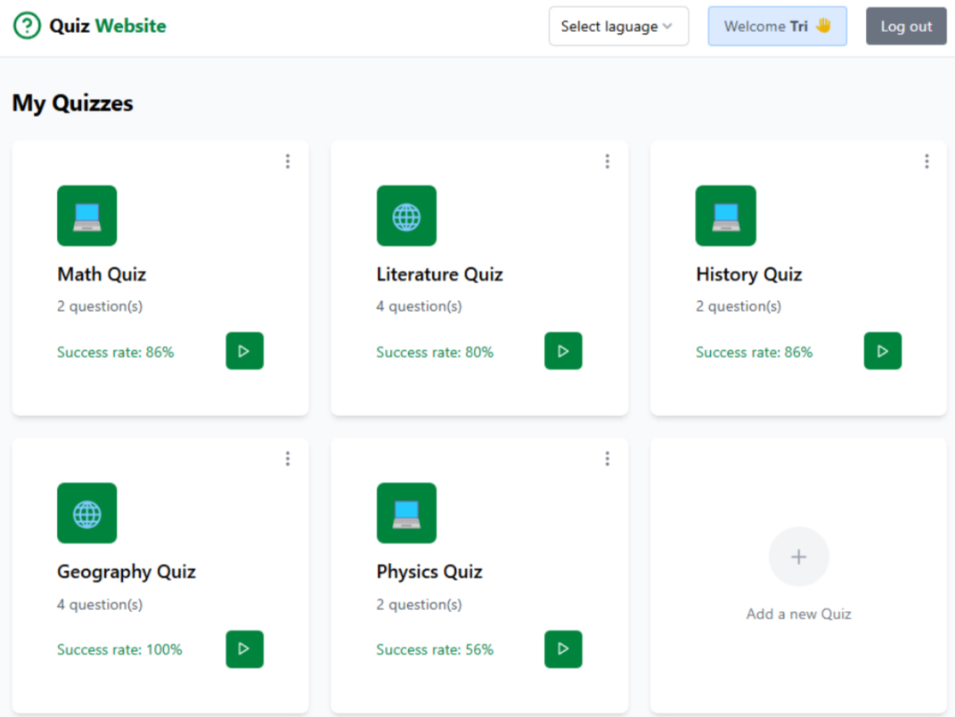 Multilingual Web Application for Learning and Assessment for Ethnic Minorities Students in Vietnam